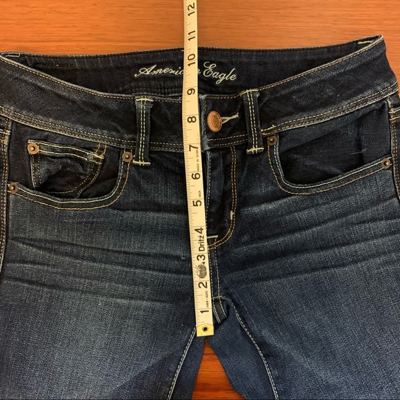 American Eagle Slim Boot Cut Jeans, dark wash, size 6, excellent condition! - Picture 9 of 10